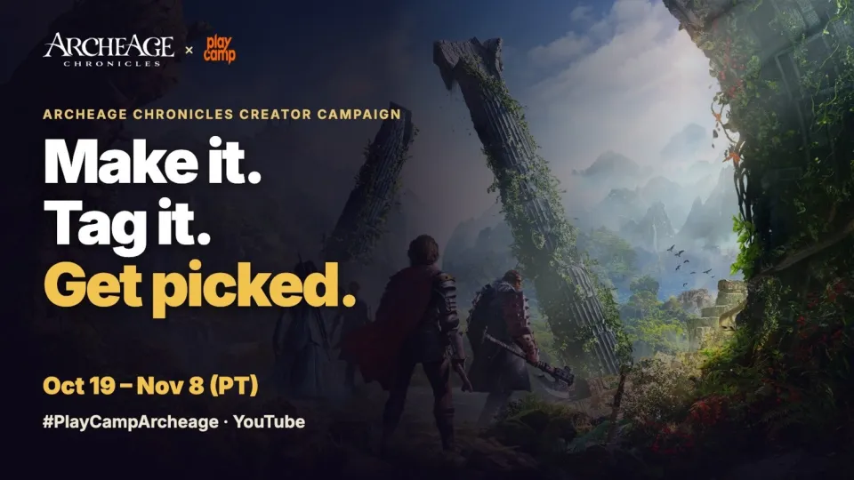 Campaña de creadores de ArcheAge Chronicles: Hazlo. Etiquétalo. Sé elegido.