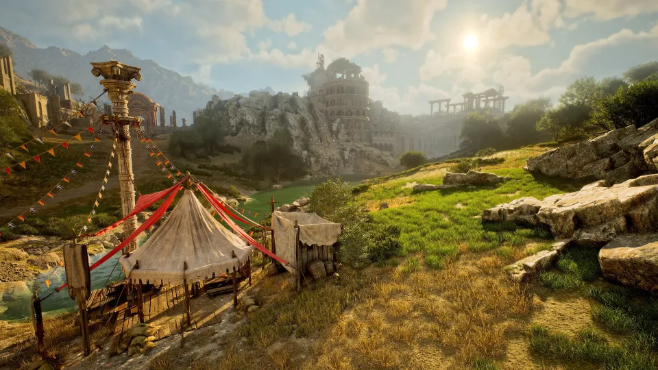 Mapa o ilustración relacionada con el acceso mundial a la demo de ArcheAge Chronicles